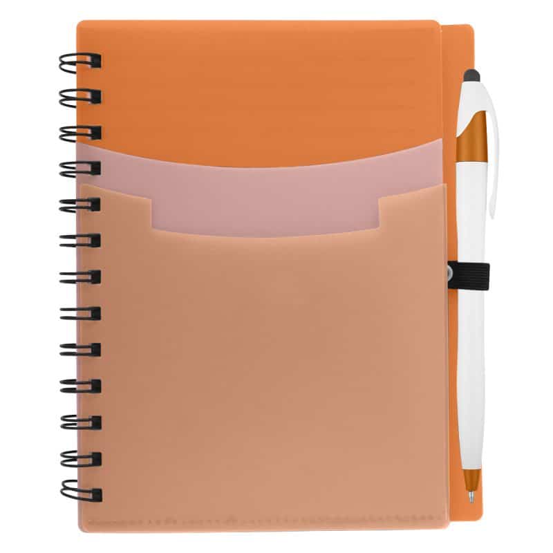 Tri-pocket Notebook & Pen-10