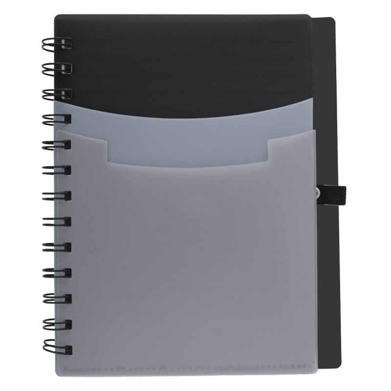 Tri-pocket Notebook & Satin Pen-5