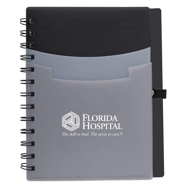 Tri-pocket Notebook & Satin Pen-6