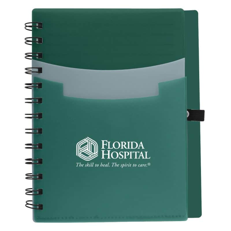 Tri-pocket Notebook & Satin Pen-9