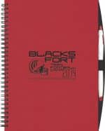 ValueBook™ ValueLine NoteBook w/PenPort and Cougar Pen (7"x10")-1