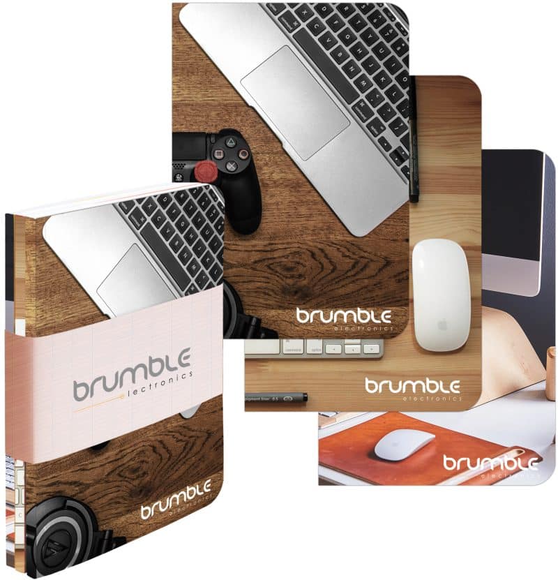 ValueColor™TriPac SeminarPad Notebook w/GraphicWrap (3 Count) (5.5"x8.5")-2