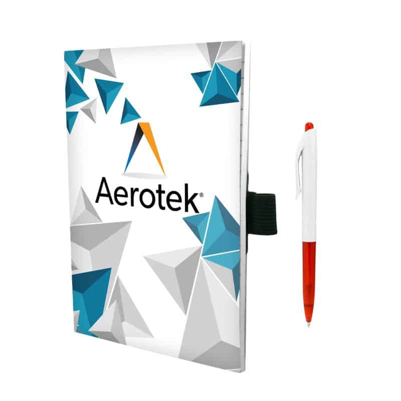 5" x 7" Perfect Paper Cover Notebook with Pen-4