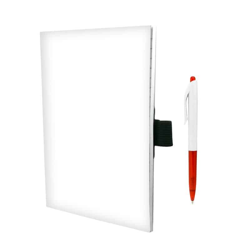 5" x 7" Perfect Paper Cover Notebook with Pen-5