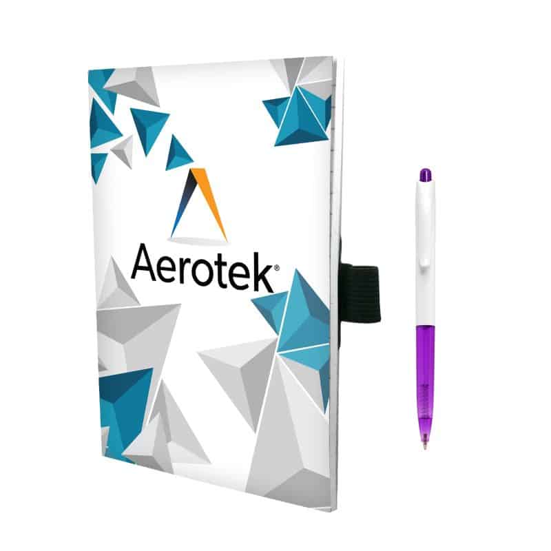 5" x 7" Perfect Paper Cover Notebook with Pen-6