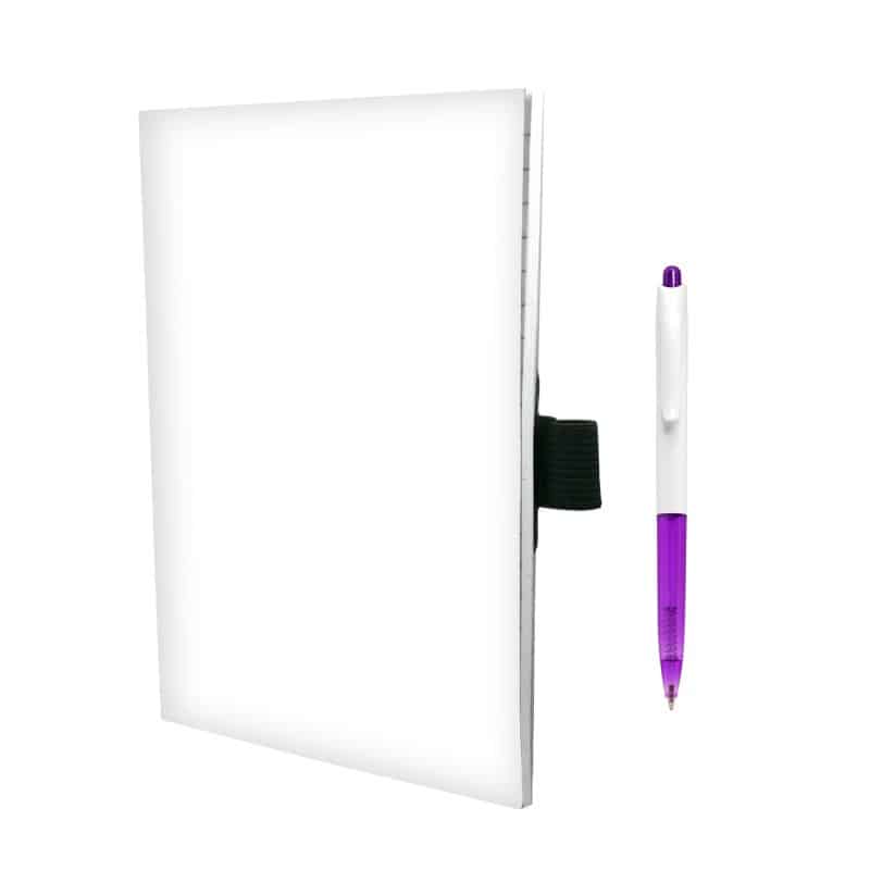 5" x 7" Perfect Paper Cover Notebook with Pen-7