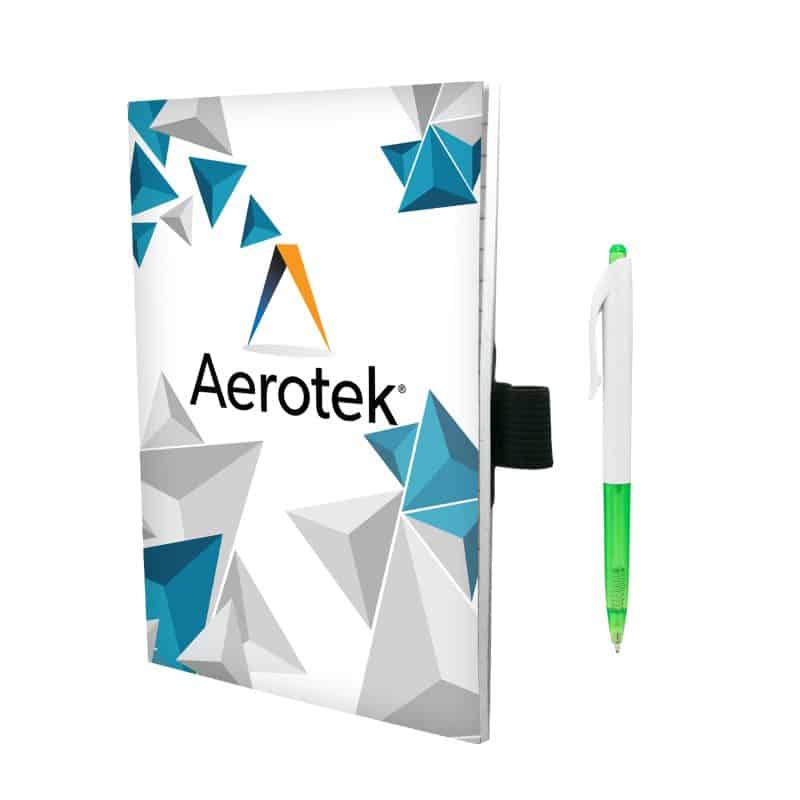 5" x 7" Perfect Paper Cover Notebook with Pen-8