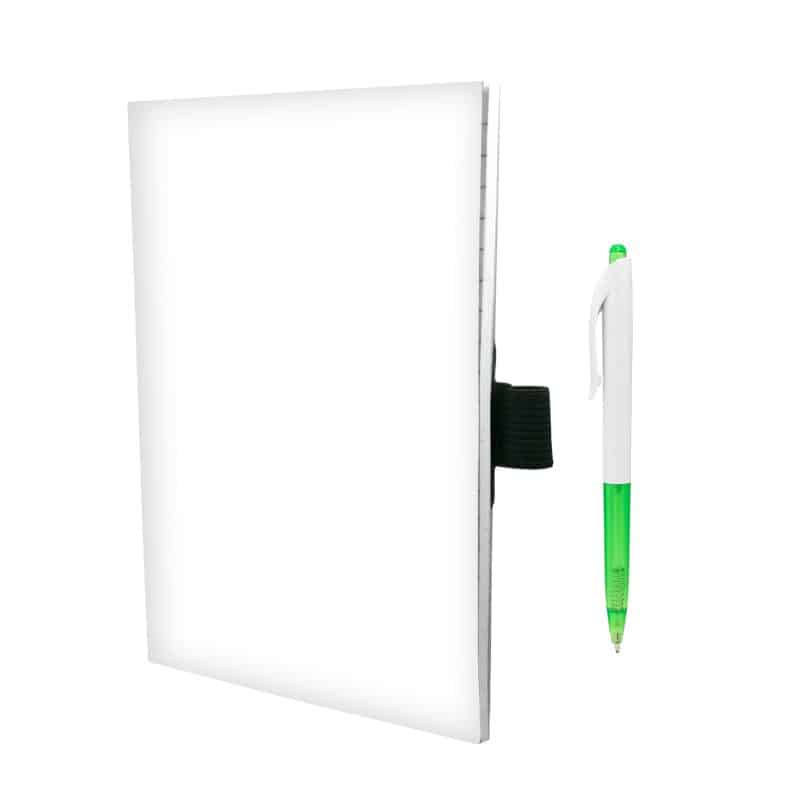 5" x 7" Perfect Paper Cover Notebook with Pen-9