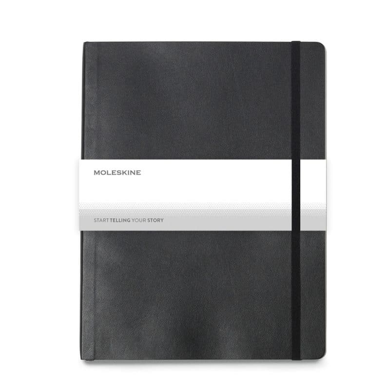 Moleskine® Soft Cover Ruled X-Large Notebook - Black-4