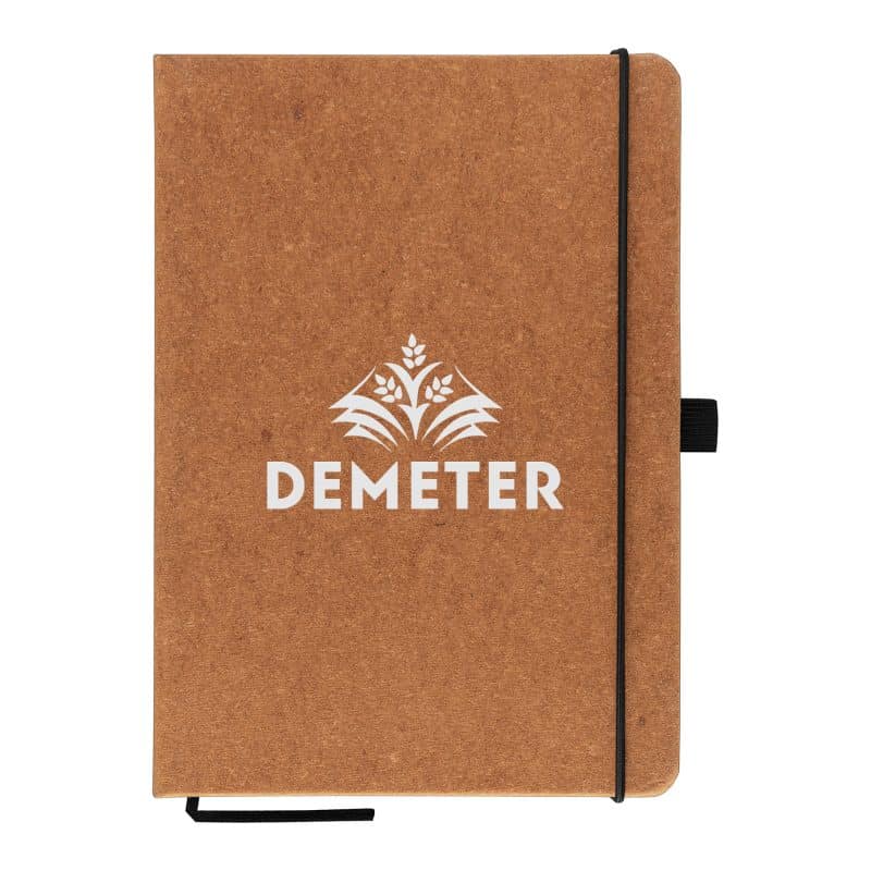 Carson 5.8" x 8.3" Recycled PU Leather Notebook-3