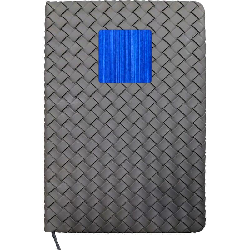 Woven Notebook with Metal Accent-10