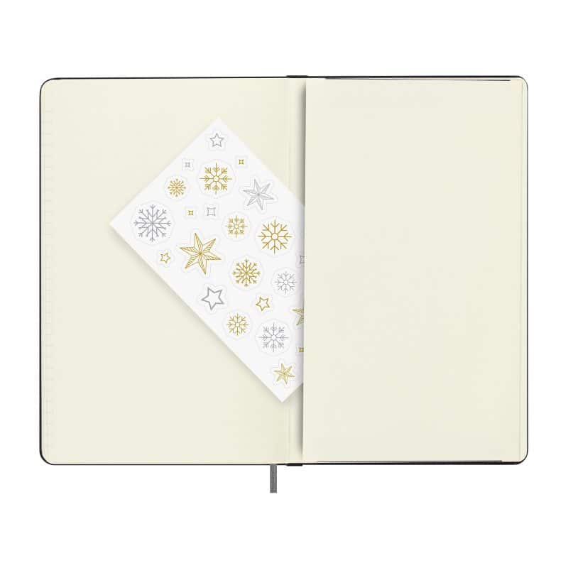 Moleskine® Hard Cover Holiday Notebook Gift Set - Black-8