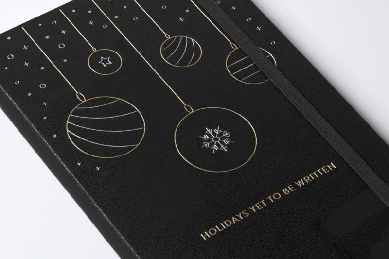 Moleskine® Hard Cover Holiday Notebook Gift Set - Black-9