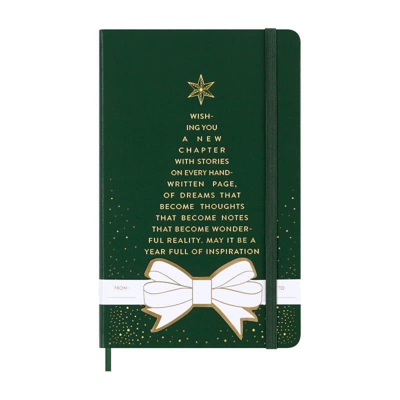 Moleskine® Hard Cover Holiday Notebook Gift Set - Myrtle Green-2