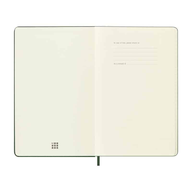 Moleskine® Hard Cover Holiday Notebook Gift Set - Myrtle Green-6