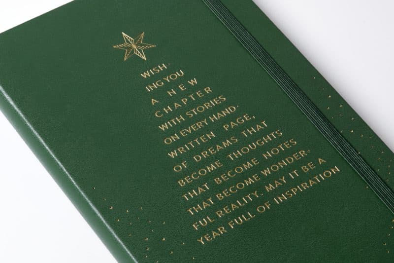 Moleskine® Hard Cover Holiday Notebook Gift Set - Myrtle Green-9