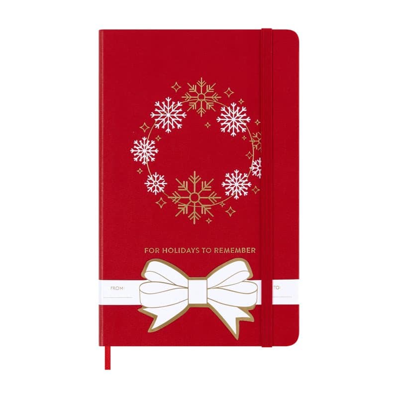 Moleskine® Hard Cover Holiday Notebook Gift Set - Scarlet Red-2