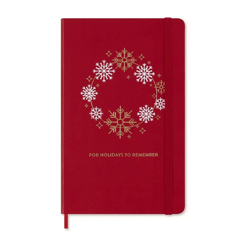 Moleskine® Hard Cover Holiday Notebook Gift Set - Scarlet Red-5