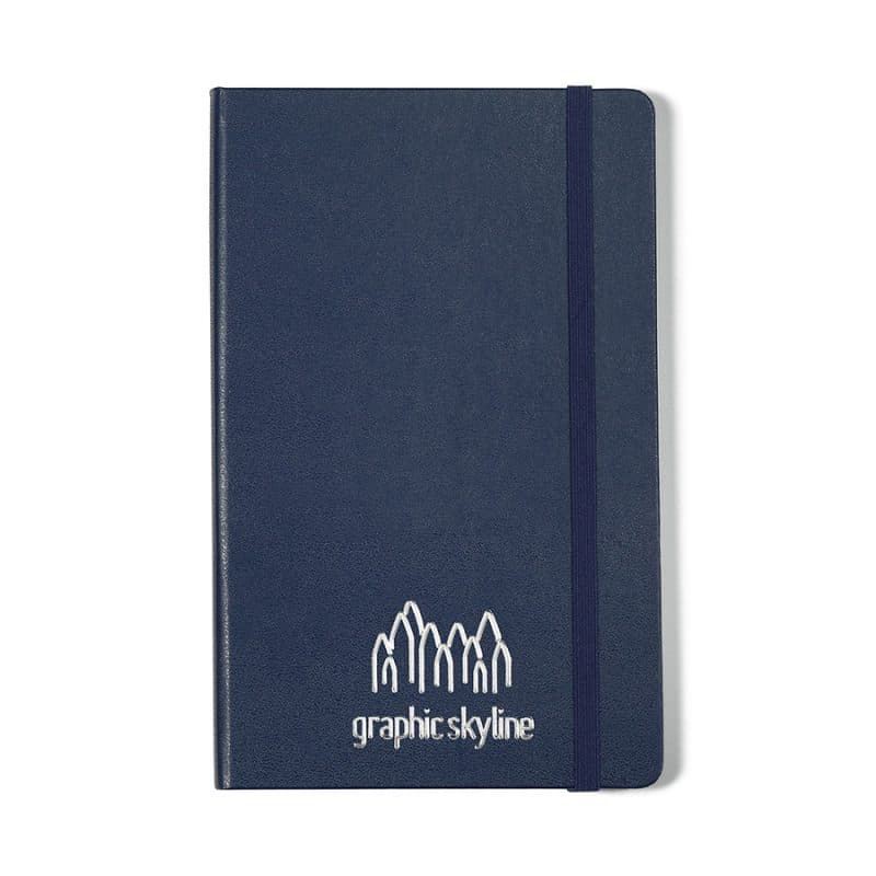 Moleskine® Hard Cover Ruled Large Notebook - Navy Blue-3