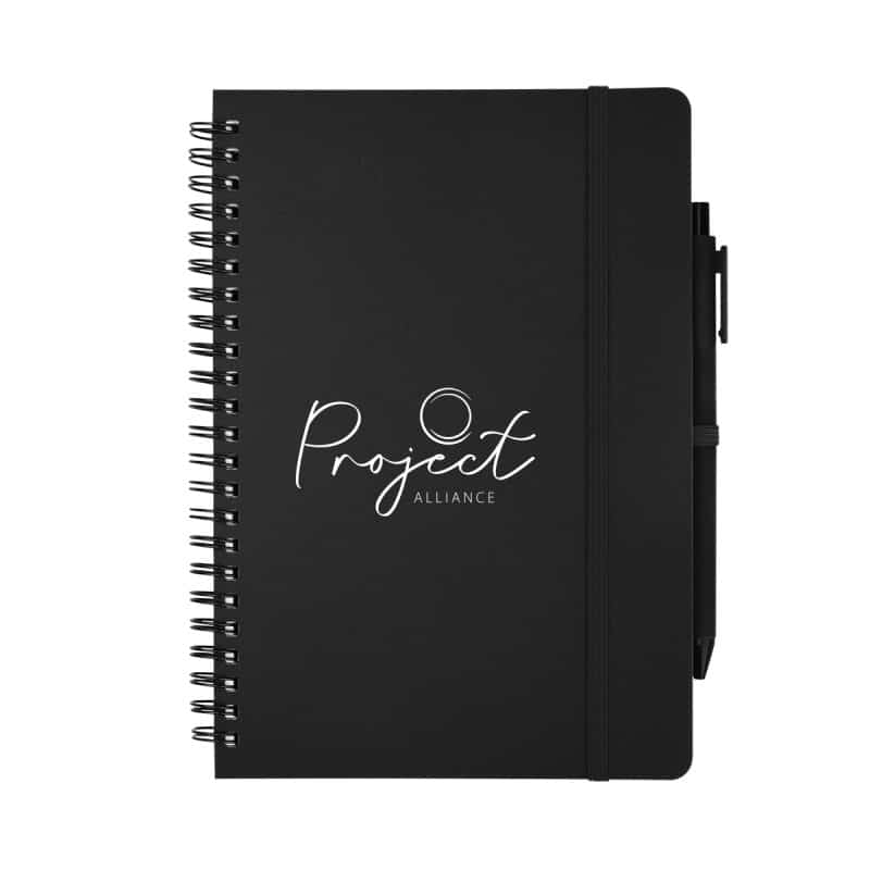 Repreve® Recycled Spiral Notebook With Pen-3