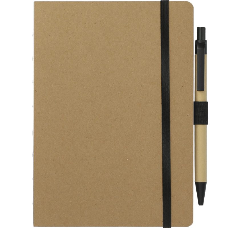 5'' x 7'' FSC® Recycled Notebook and Pen Set-8