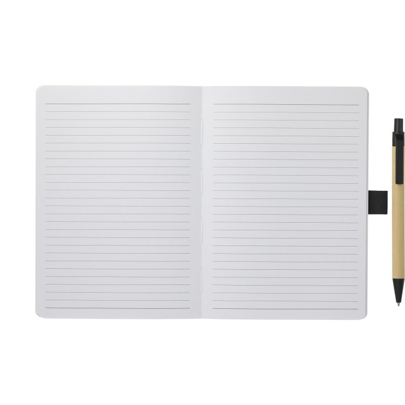 5'' x 7'' FSC® Recycled Notebook and Pen Set-9