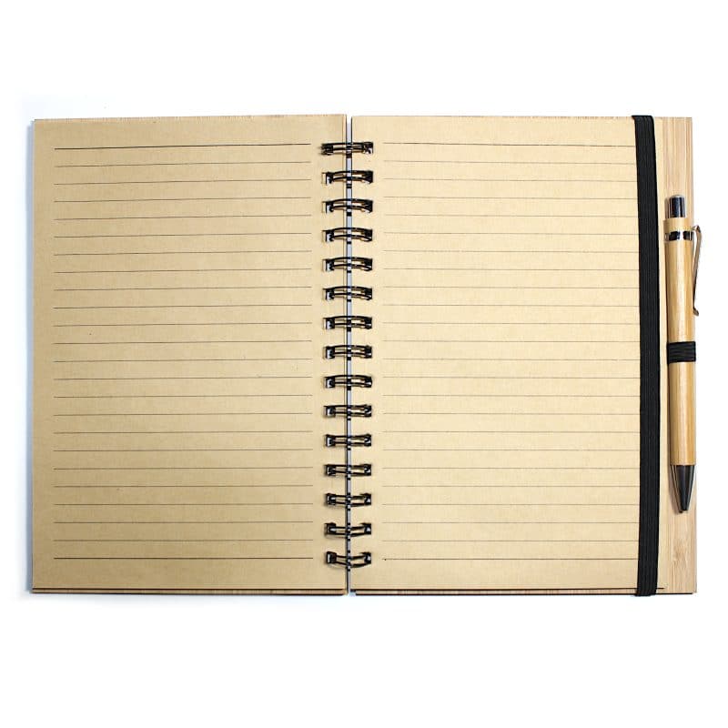 A5 Bamboo Journal / Notebook / Planner (HOOD)-4