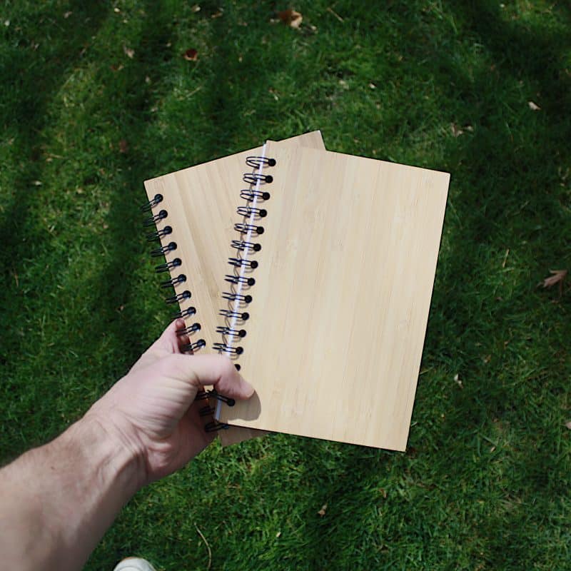 A5 Bamboo Journal / Notebook / Planner (HOOD)-6