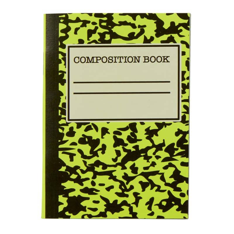 Mini Neon Composition Notebook-10