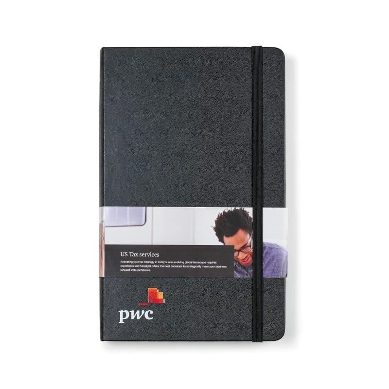Moleskine® Hard Cover Ruled Large Expanded Notebook - Black-9