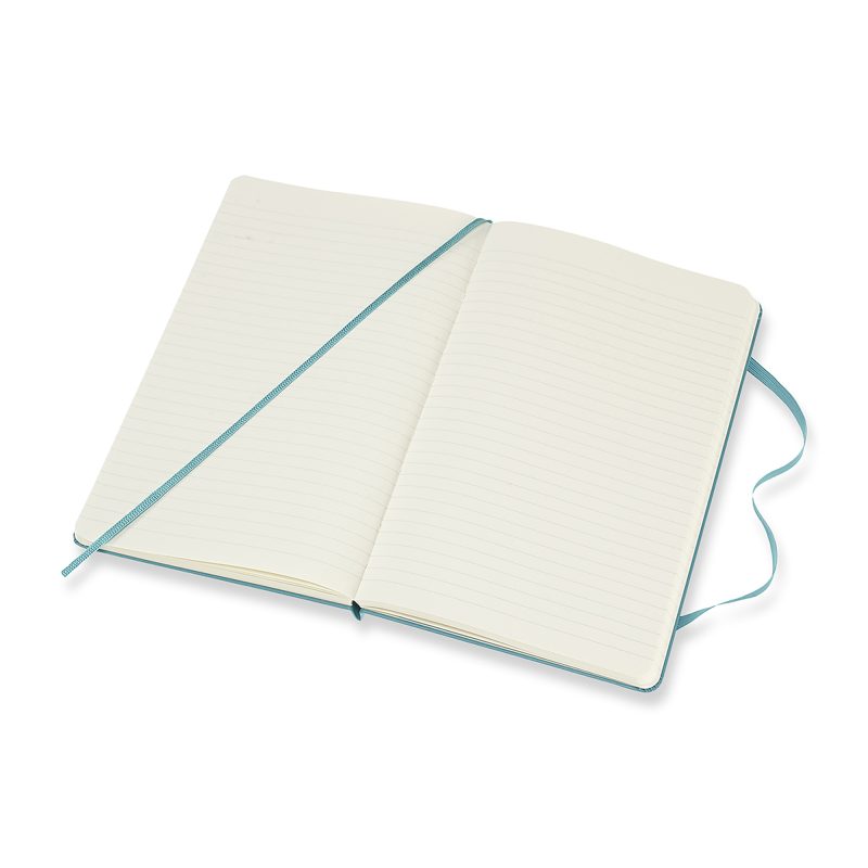 Moleskine® Hard Cover Ruled Large Notebook - Reef Blue-3