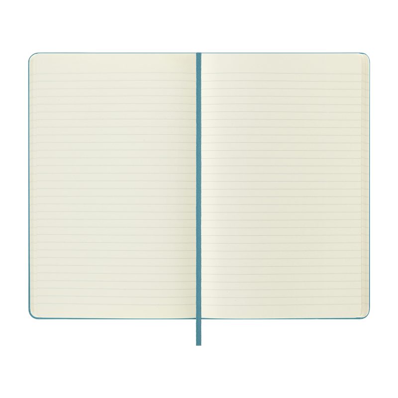 Moleskine® Hard Cover Ruled Large Notebook - Reef Blue-4