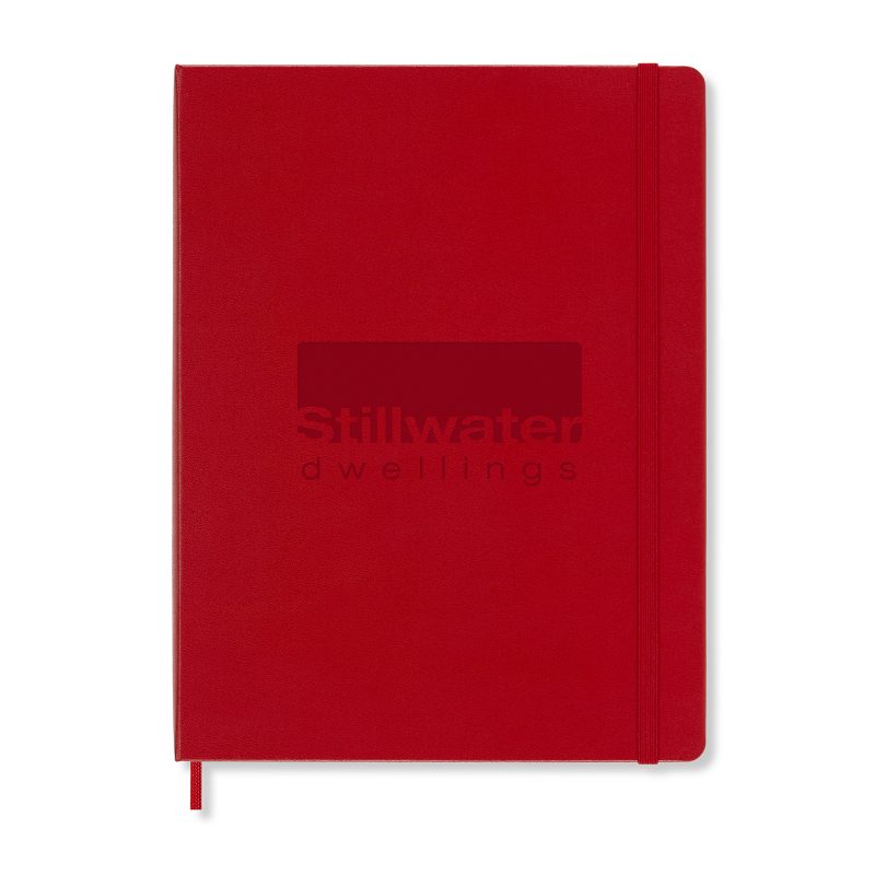 Moleskine®-Hard-Cover-Ruled-X-Large-Notebook-Scarlet-Red-40501 Moleskine® Hard Cover Ruled X-Large Notebook - Scarlet Red-1