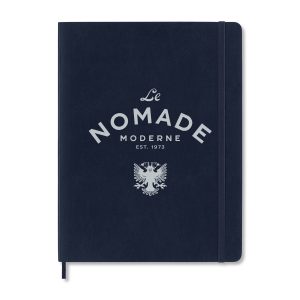 Moleskine® Soft Cover Ruled X-Large Notebook - Sapphire Blue-1