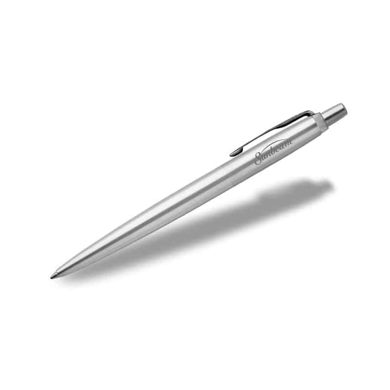 Parker® Jotter London Retractable Ballpoint Pen ( Stainless Steel Silver CT)-1