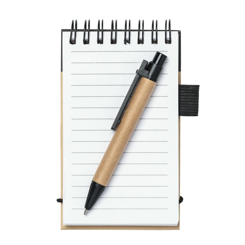 Recycled Flip-up Notepad/Pen-6