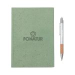 Tree Free Notebook/Manuel Recycled Pen Gift Set-4