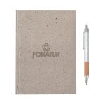 Tree Free Notebook/Manuel Recycled Pen Gift Set-5