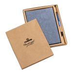Tree Free Notebook/Manuel Recycled Pen Gift Set-6