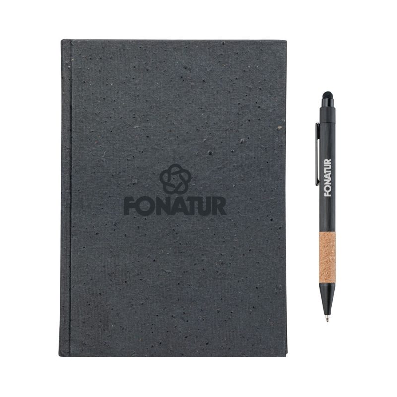 Tree Free Notebook/Manuel Recycled Pen Gift Set-1