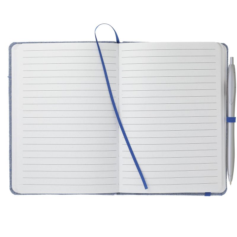 5'' x 7'' FSC® Recycled Cotton Bound Notebook-9