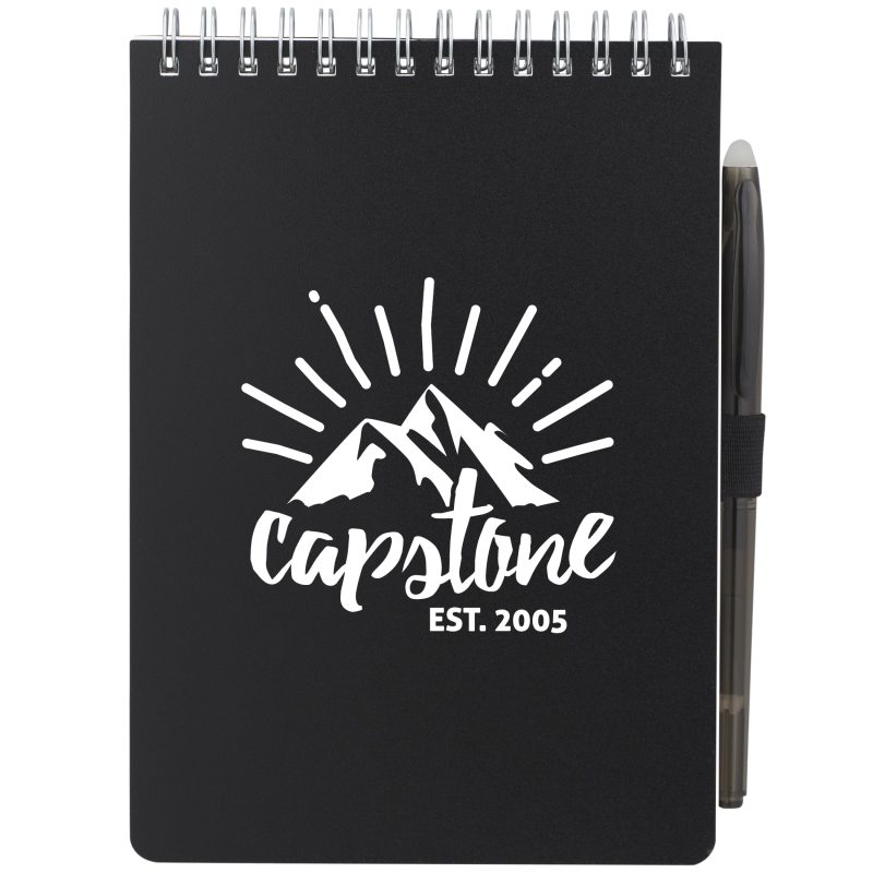 5'' x 7'' Mineral Stone Field Reporter Notebook with Pen-8