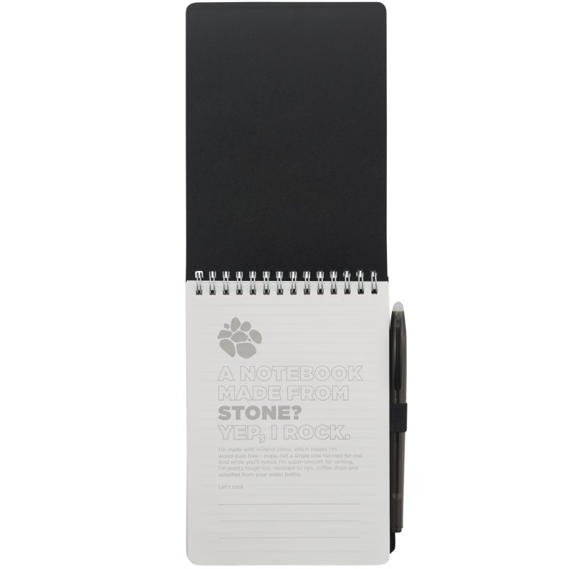 5'' x 7'' Mineral Stone Field Reporter Notebook with Pen-9