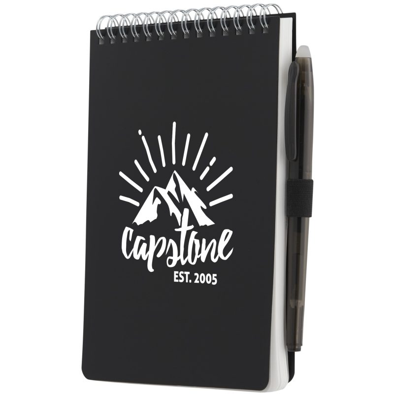 5'' x 7'' Mineral Stone Field Reporter Notebook with Pen-1