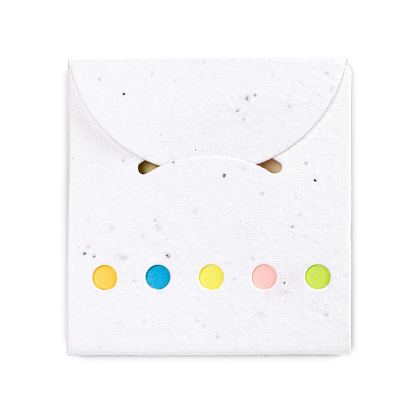 Biodegradable Flower Seeded Sticky Note Pad (Factory Direct 10-12 Weeks Ocean)-2