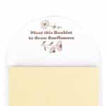 Biodegradable Flower Seeded Sticky Note Pad (Factory Direct 10-12 Weeks Ocean)-4
