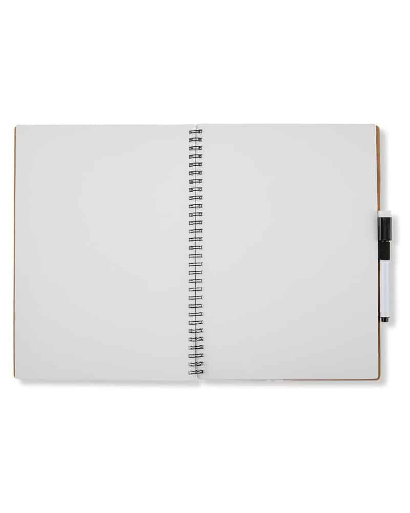 Brainstorm Dry Erase Notebook & Marker 7.75" x 10.5"-3