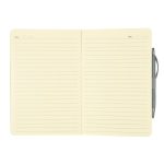 Crosshatch PU Notebook With Pen-6