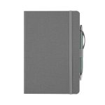 Crosshatch PU Notebook With Pen-7