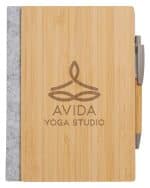 Grove Refillable Bamboo Notebook & Pen-1